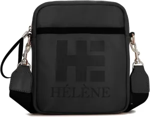 E Lightweight Unisex Crossbody Bag with Wristlet and Adjustable Shoulder Strap