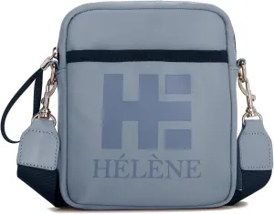 E Lightweight Unisex Crossbody Bag with Wristlet and Adjustable Shoulder Strap