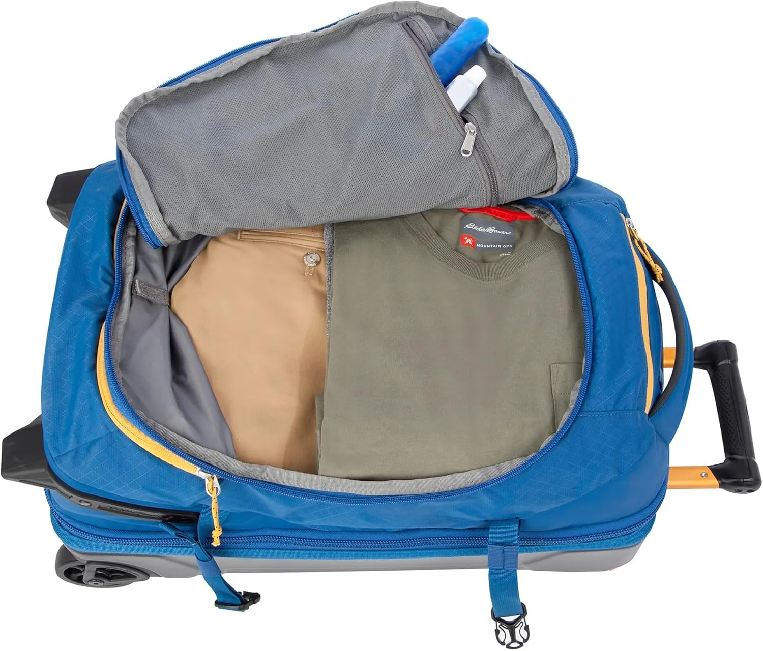 Eddie Bauer Expedition Duffel Bag 2.0-Made from Rugged Polycarbonate and Nylon, True Blue, 22L