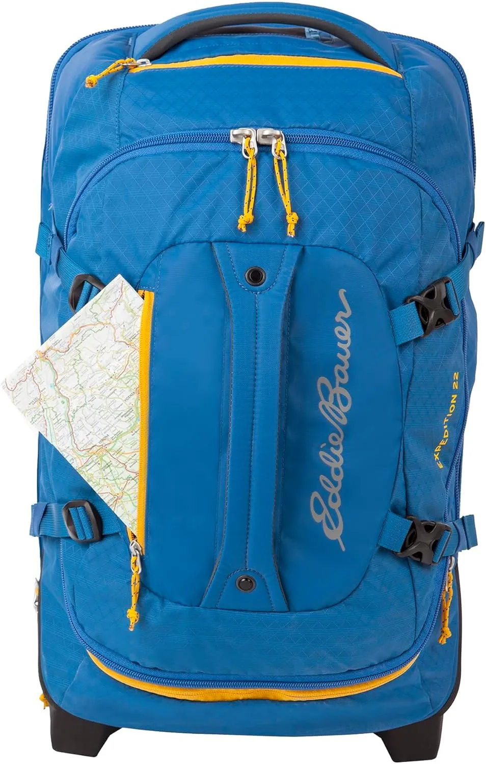 Eddie Bauer Expedition Duffel Bag 2.0-Made from Rugged Polycarbonate and Nylon, True Blue, 22L