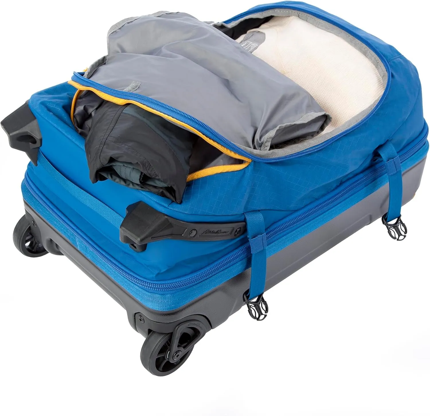 Eddie Bauer Expedition Duffel Bag 2.0-Made from Rugged Polycarbonate and Nylon, True Blue, 22L