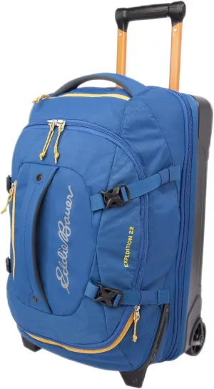 Eddie Bauer Expedition Duffel Bag 2.0-Made from Rugged Polycarbonate and Nylon, True Blue, 22L