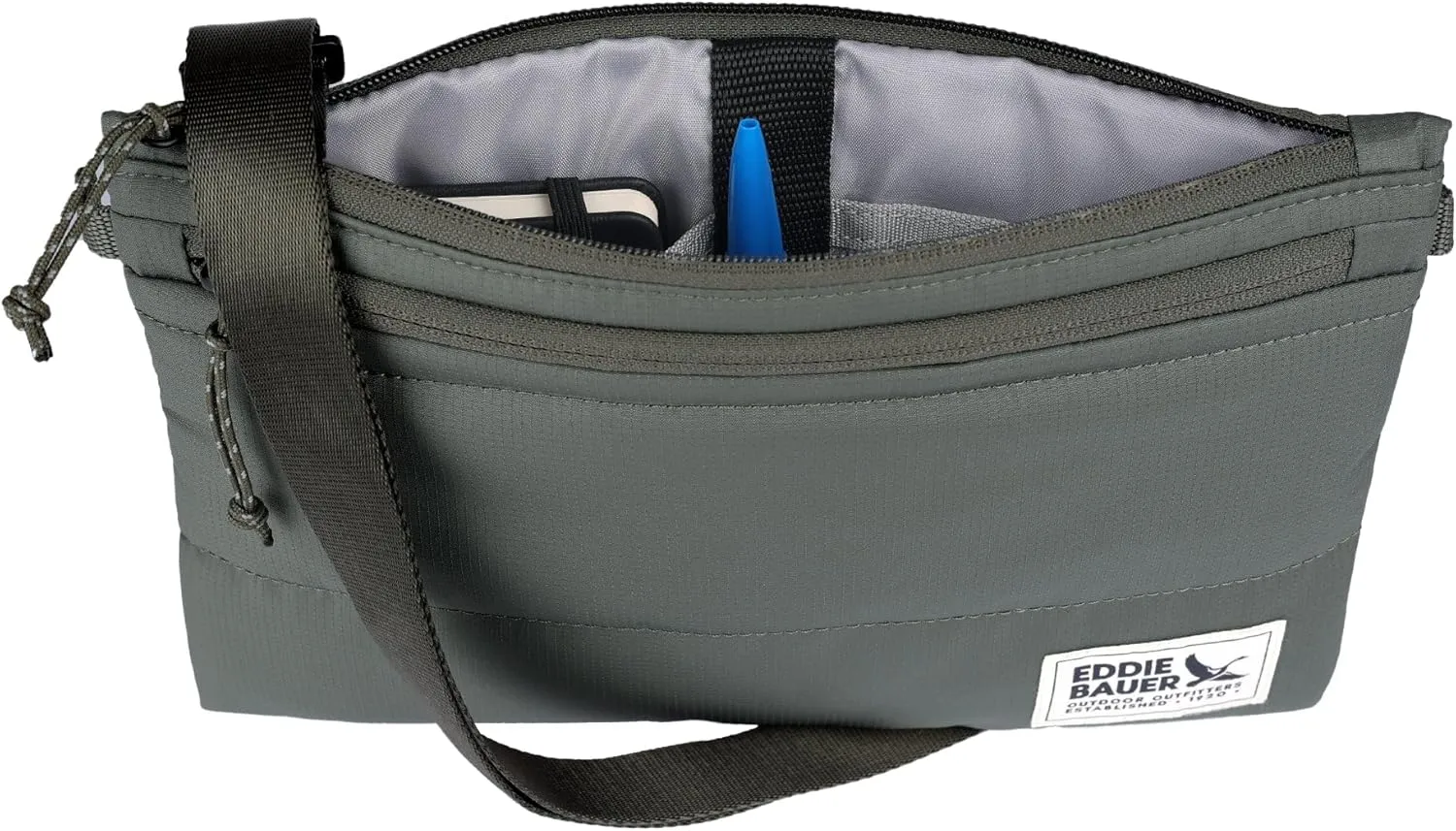 Eddie Bauer Ripstop Nylon Puffer Crossbody Bag