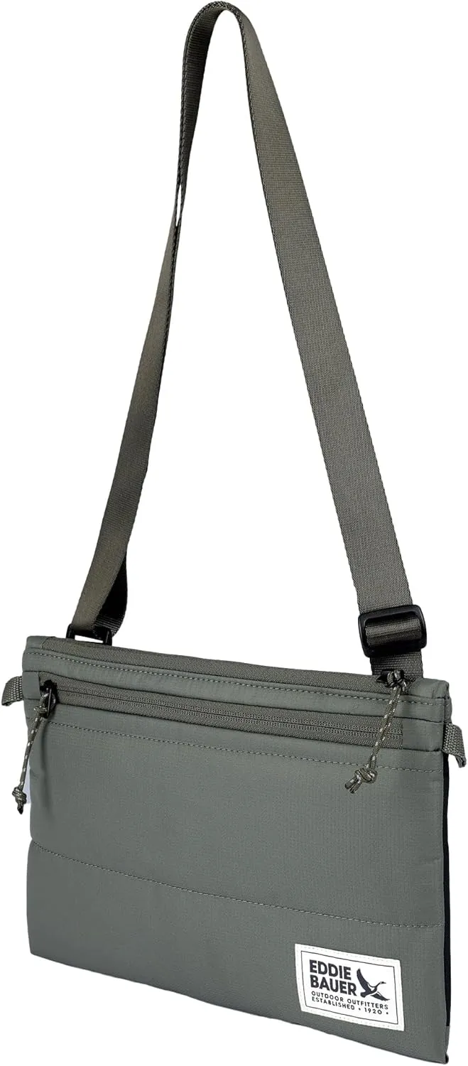 Eddie Bauer Ripstop Nylon Puffer Crossbody Bag