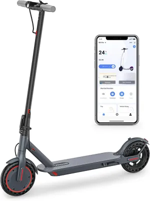 Electric Scooter, 10" /8.5" Solid Tires, 500W/350W Motor,19/22Mph, 22/28/52 Miles Long Range, Folding E-Scooter with Dual Suspension and Braking System