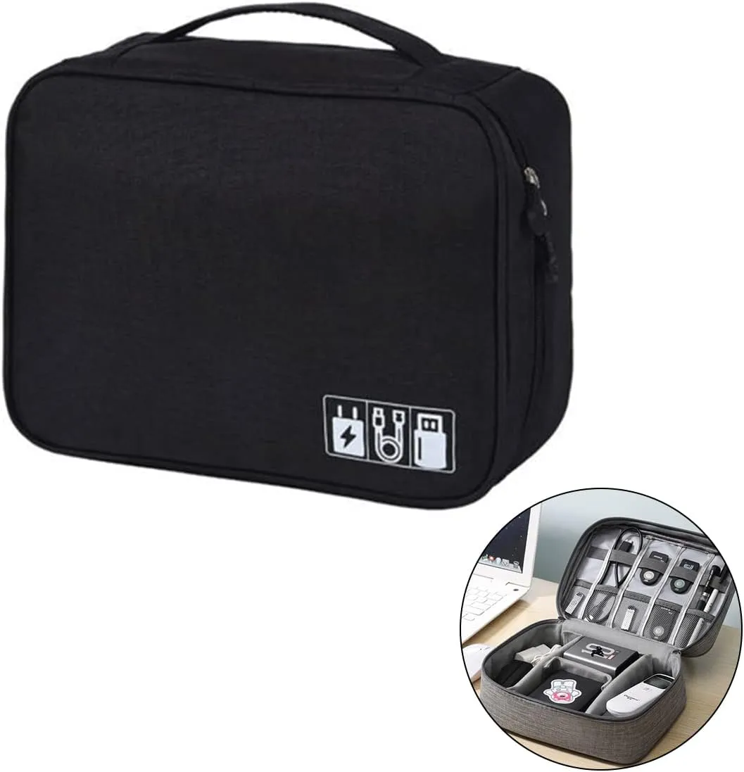 Electronic Accessories Cable Charger USB Storage Bag Case Organizer Box