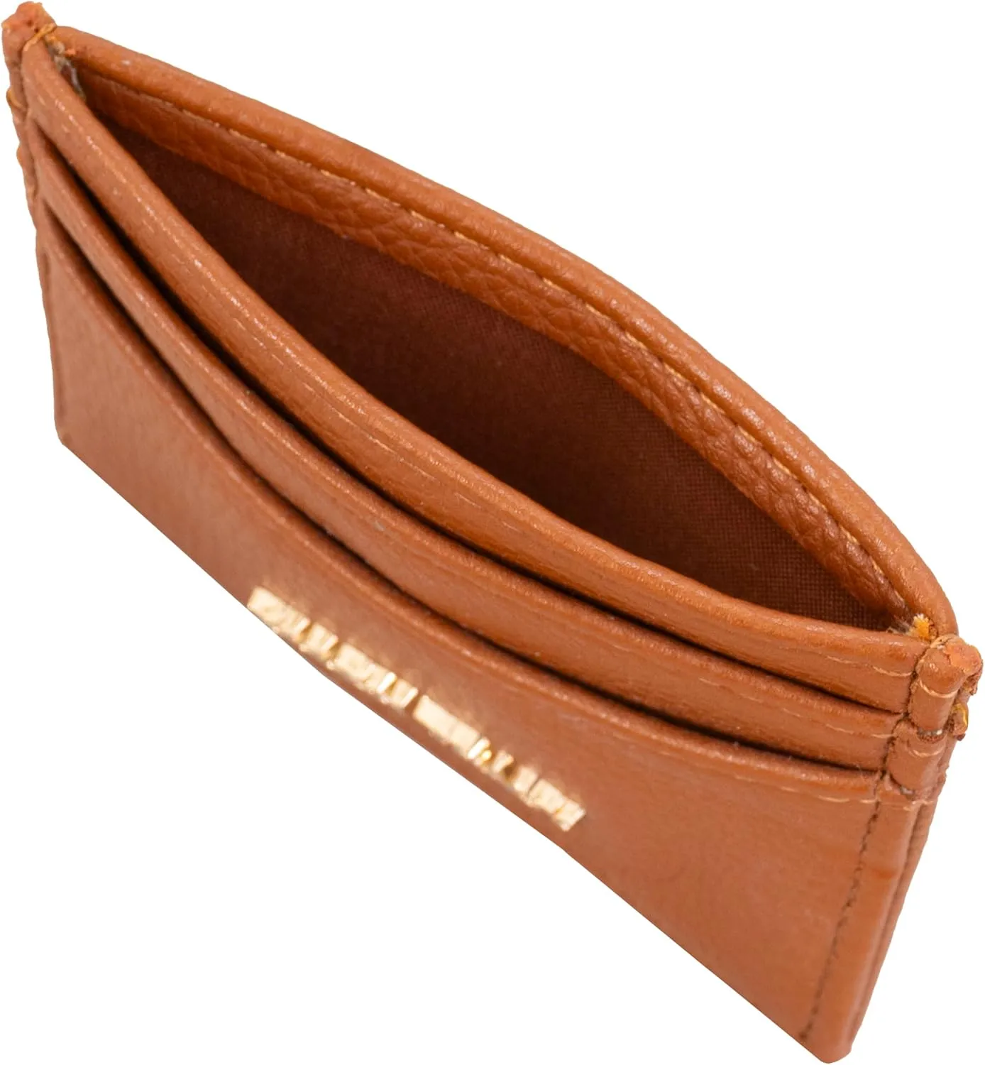 ELLEN TRACY Wallet, Key Fob, & ID Card Holder 3 Piece Gift Box Set (Cognac)