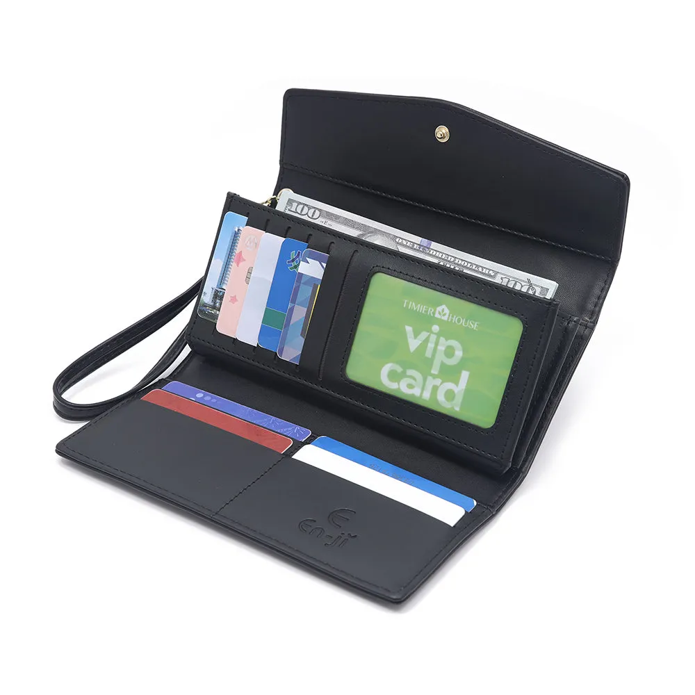 En-ji Sola Wallet - Black