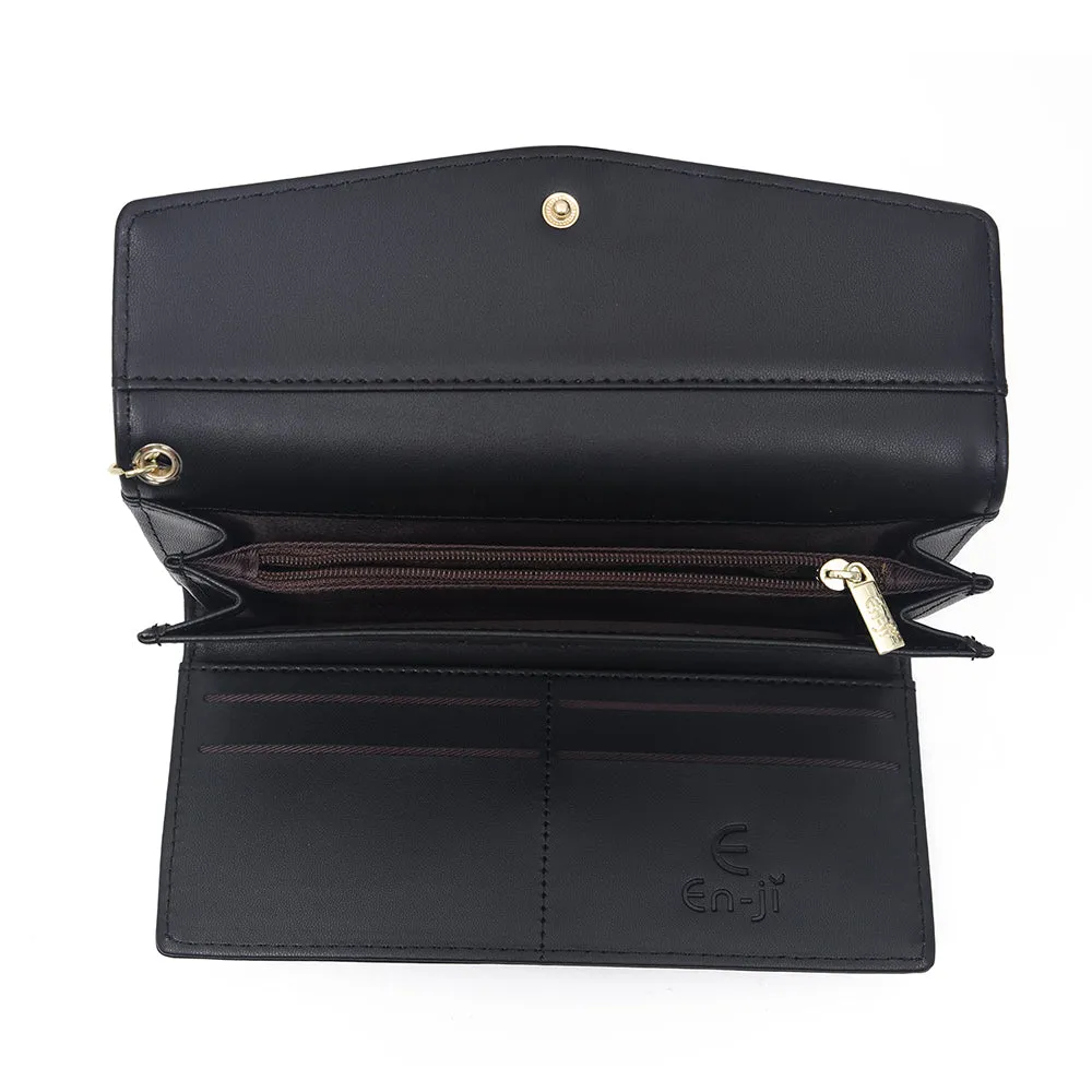 En-ji Sola Wallet - Black