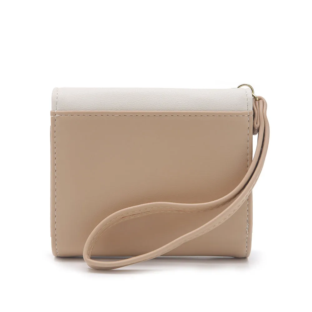 En-ji Yuiko Wallet - Cream