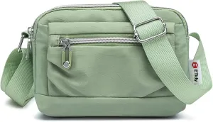 ETidy Nylon Small Womens Crossbody Bag Casual Shoulder Handbag Mini Purse With Adjustable Strap