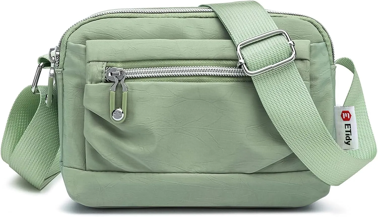 ETidy Nylon Small Womens Crossbody Bag Casual Shoulder Handbag Mini Purse With Adjustable Strap