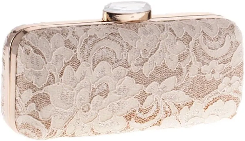 European and American Chain Shoulder Mesh Diamond Evening Banquet Bag Handheld Women's Bag
