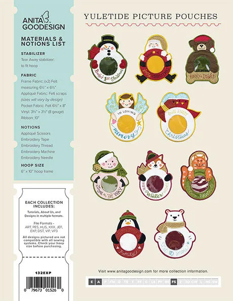 EXPRESS -  PROJECT 132 - Yuletide Picture Pouches