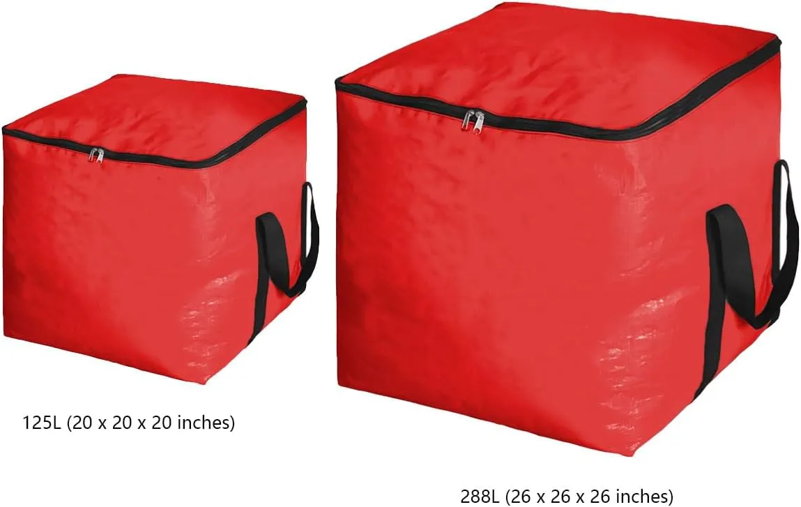 Extra Large Heavy Duty Storage Bag (Red, 288L)