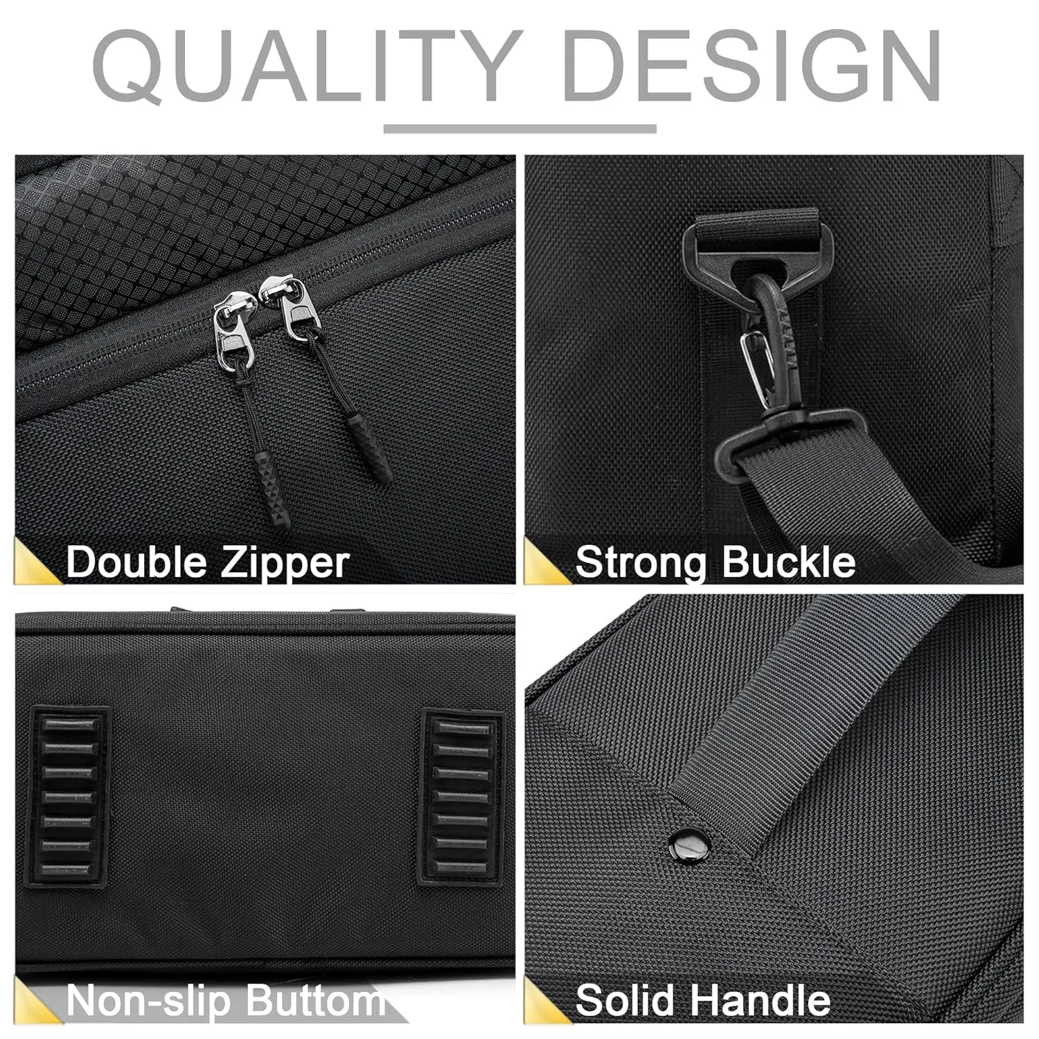 Ezgnuk Game Console Carrying Case Compatible with Xbox Series X, Portable Travel Storage Bag Comes with Protective, Enough Space for Storing Game Controllers, Cables, and Other Accessories.(Black)
