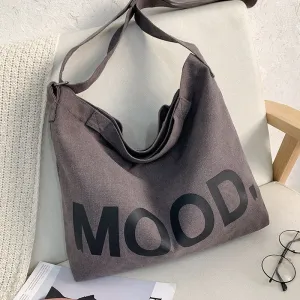 Female Cloth College Class Style Artistic Simple Shoulder Bags