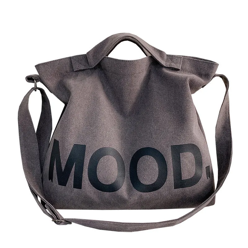 Female Cloth College Class Style Artistic Simple Shoulder Bags