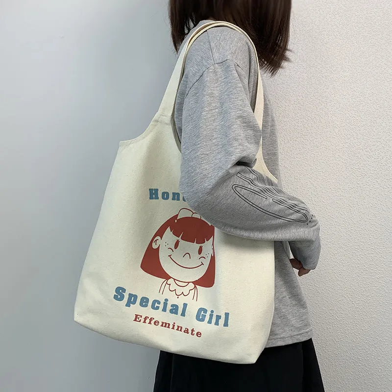 Female Fruit Orange Artistic College Simple Portable Shoulder Bags