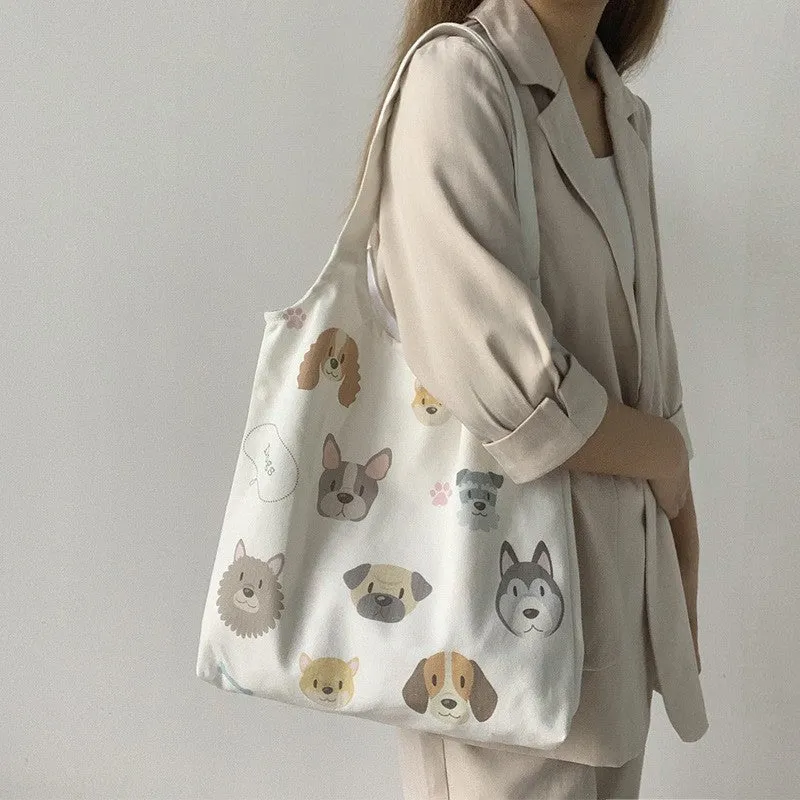 Female Fruit Orange Artistic College Simple Portable Shoulder Bags