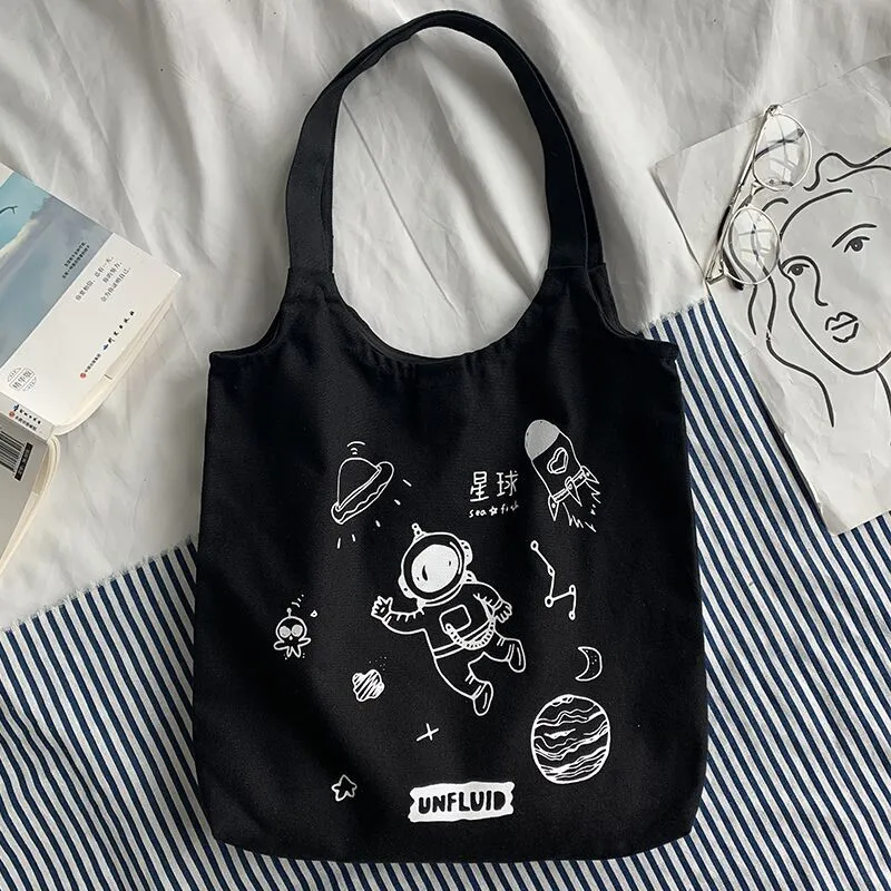 Female Fruit Orange Artistic College Simple Portable Shoulder Bags