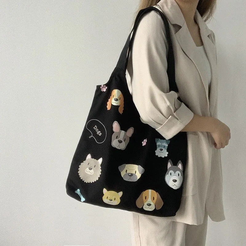 Female Fruit Orange Artistic College Simple Portable Shoulder Bags