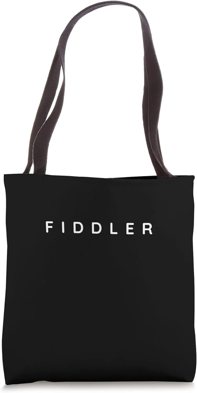 Fiddlers Contemporary Font. Fiddle Player Modern Font Tote Bag