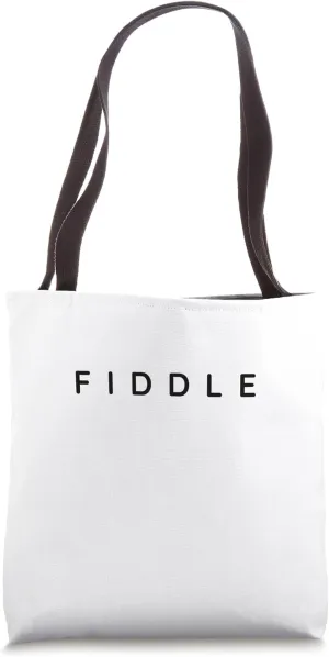 Fiddlers Contemporary Font. Fiddle Player Modern Font Tote Bag