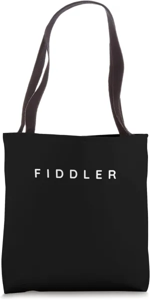 Fiddlers Contemporary Font. Fiddle Player Modern Font Tote Bag