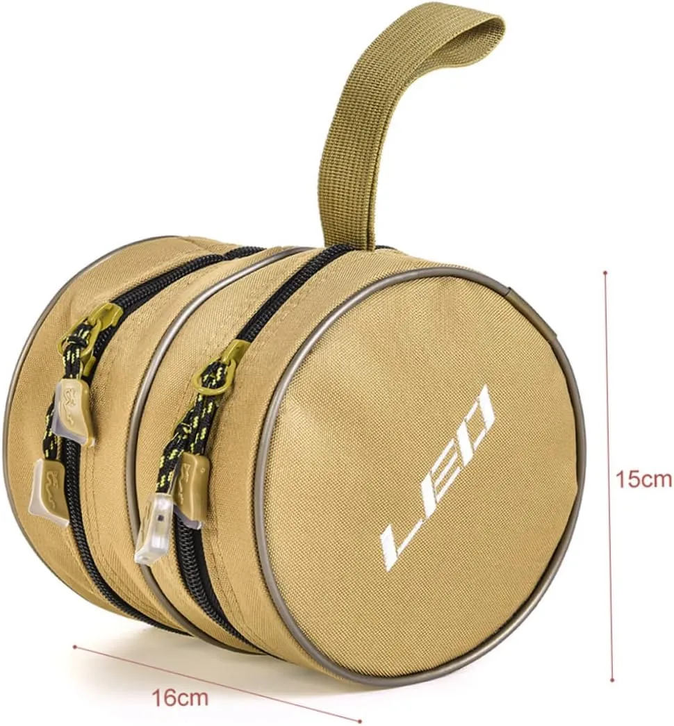 Fishing Pole Bag Outdoor Fishing Kit Polyester Reel Cover Tackle Boxes Portable Storage Pouch
