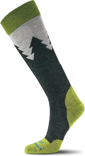 FITS Sierra Light Merino Wool Ski Socks For Men and Women, Over-the-Calf, Breathable, Lightweight, Whole Foot Comfort