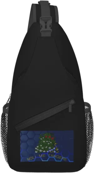 Flag Of Alabama Reverse Crossbody Bags For Women Men Chest Backpack Gym Shoulder Bag Travel Outdoor Sports Casual Crossbody Bags