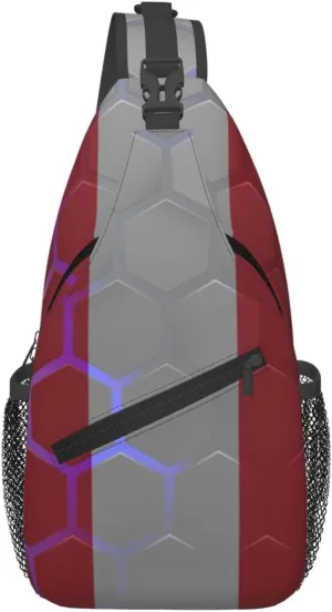 Flag Of Austria Crossbody Bags For Women Men Chest Backpack Gym Shoulder Bag Travel Outdoor Sports Casual Crossbody Bags