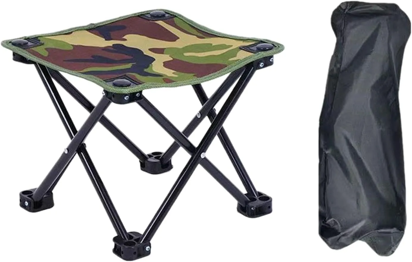 Foldable Camping Stool Fishing Chair Seat for Outdoor Traveling Backpacking