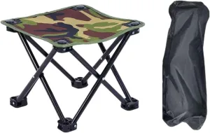 Foldable Camping Stool Fishing Chair Seat for Outdoor Traveling Backpacking
