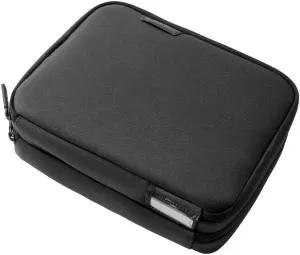 Folio Max Double Layer Tech Pouch for Personal, Family, Work Travel Cable Organizer for Electronic Essentials, Chargers & Tech Accessories, with Label Identification in Black