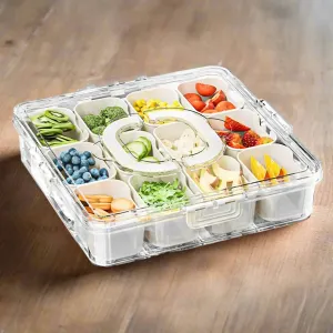 Food and sewing Storage Divided Tray