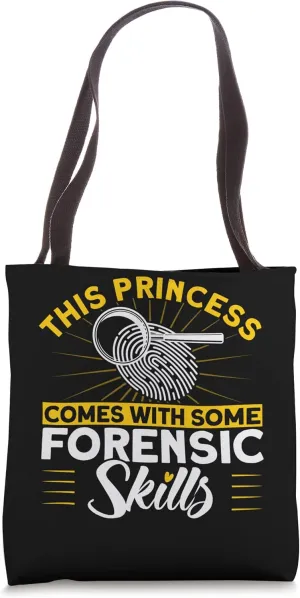 Forensic Scientist Princess Forensic Skills Investigator Tote Bag