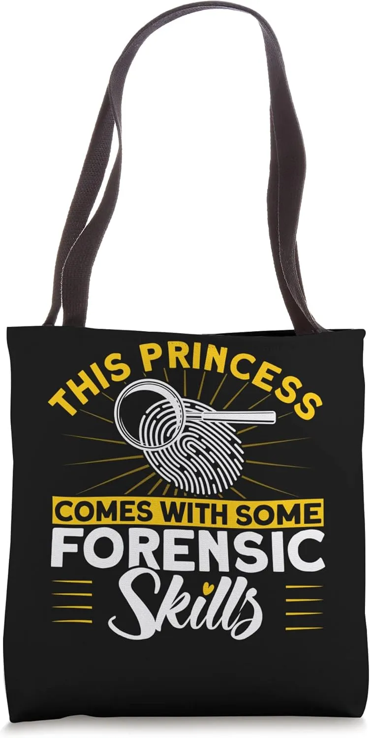 Forensic Scientist Princess Forensic Skills Investigator Tote Bag