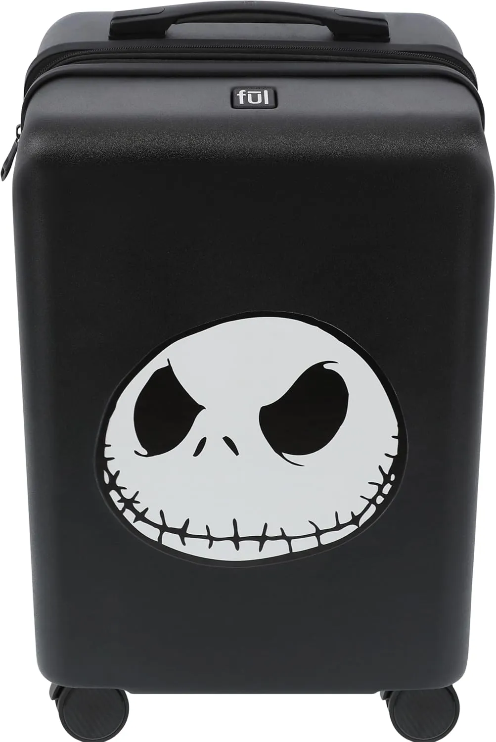 FUL Disney The Nightmare Before Christmas 22.5 Inch Carry On Luggage with Spinner Wheels, Black