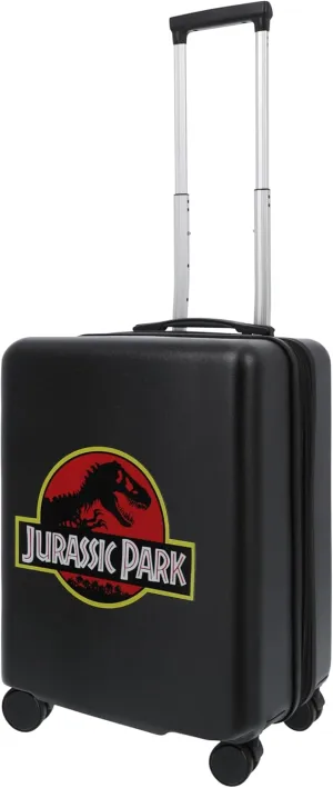 FUL Jurassic Park 22.5 Inch Carry On Luggage, Hardshell Rolling Suitcase with Spinner Wheels, Black