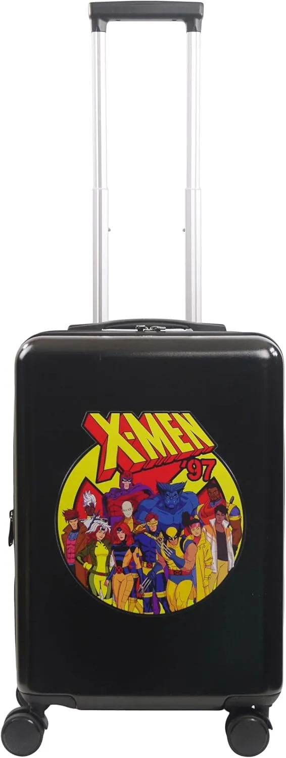 FUL Marvel X-Men '97 22.5 Inch Carry-On Luggage, Hardshell Rolling Suitcase with Spinner Wheels, Medium
