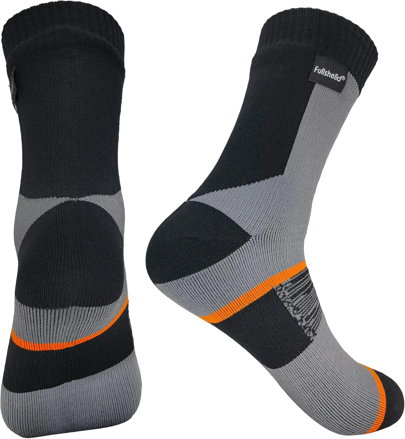 Fullsheild Waterproof Socks Unisex Waterproof Breathable Socks Outdoor Hiking Wading Fishing Trail Golf Socks for Men Women