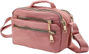 FuninCrea Small Crossbody Bags for Women Nylon Shoulder Bag for Women, Waterproof Womens Handbags with Adjustable Strap