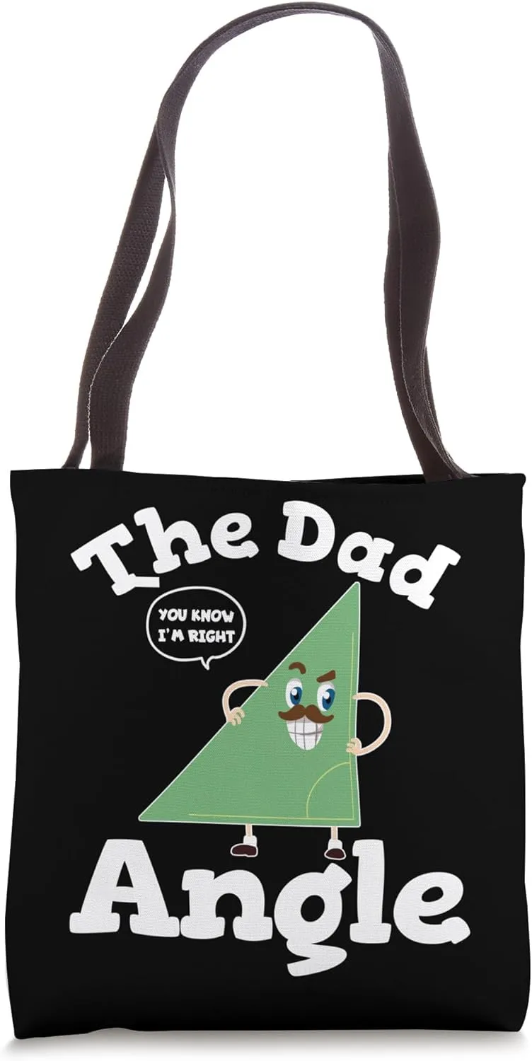 Funny Geometry Math Mathematics Teacher Professor Student Tote Bag