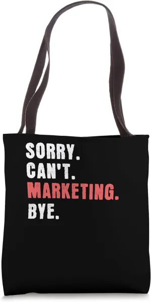 Funny Marketing Art For Men Women Online Marketer Brand Tote Bag