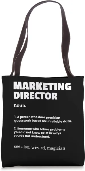 Funny Marketing Art For Men Women Online Marketer Brand Tote Bag