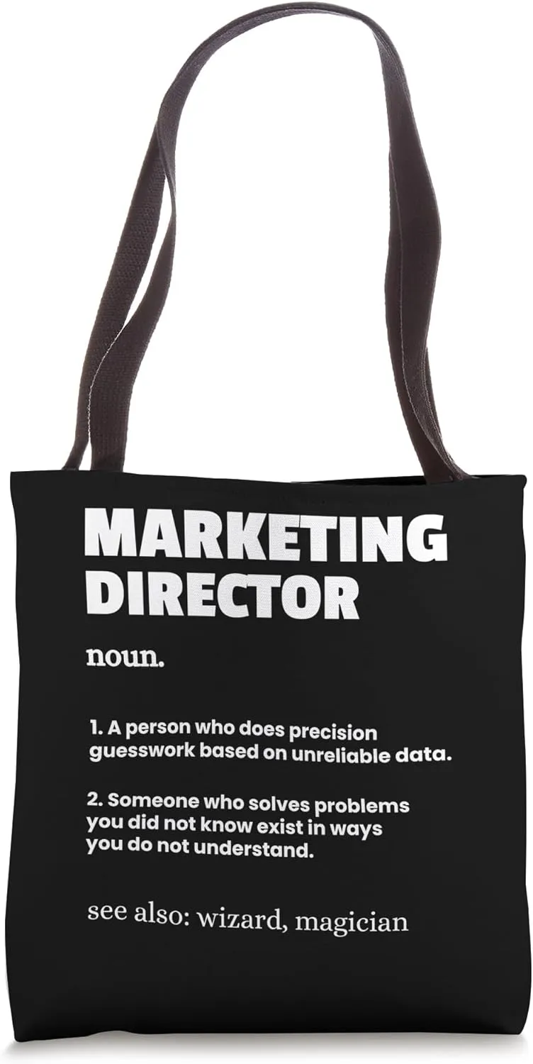 Funny Marketing Art For Men Women Online Marketer Brand Tote Bag
