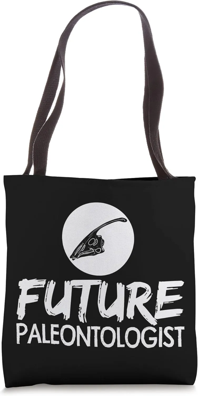 Future Paleontologist Dino Student Paleontology Tote Bag