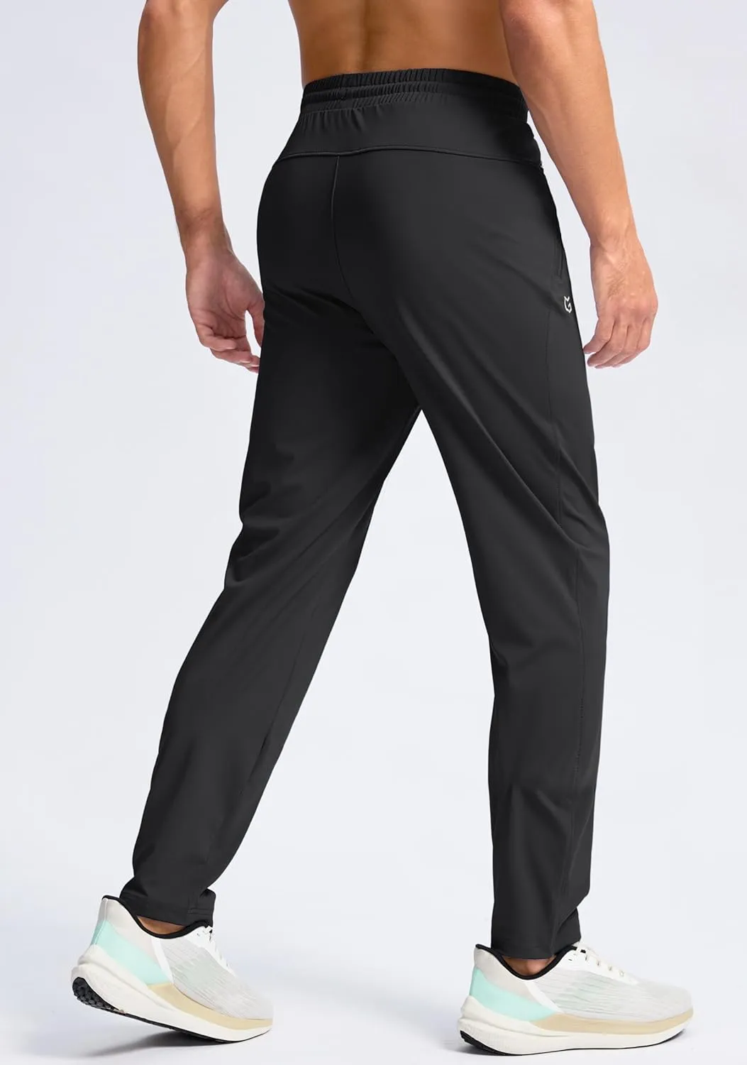 G Gradual Men's 30"/32"/34"/36" Inseam Tall Sweatpants with Zipper Pockets Stretch Long Joggers Athletic Workout Pants Men